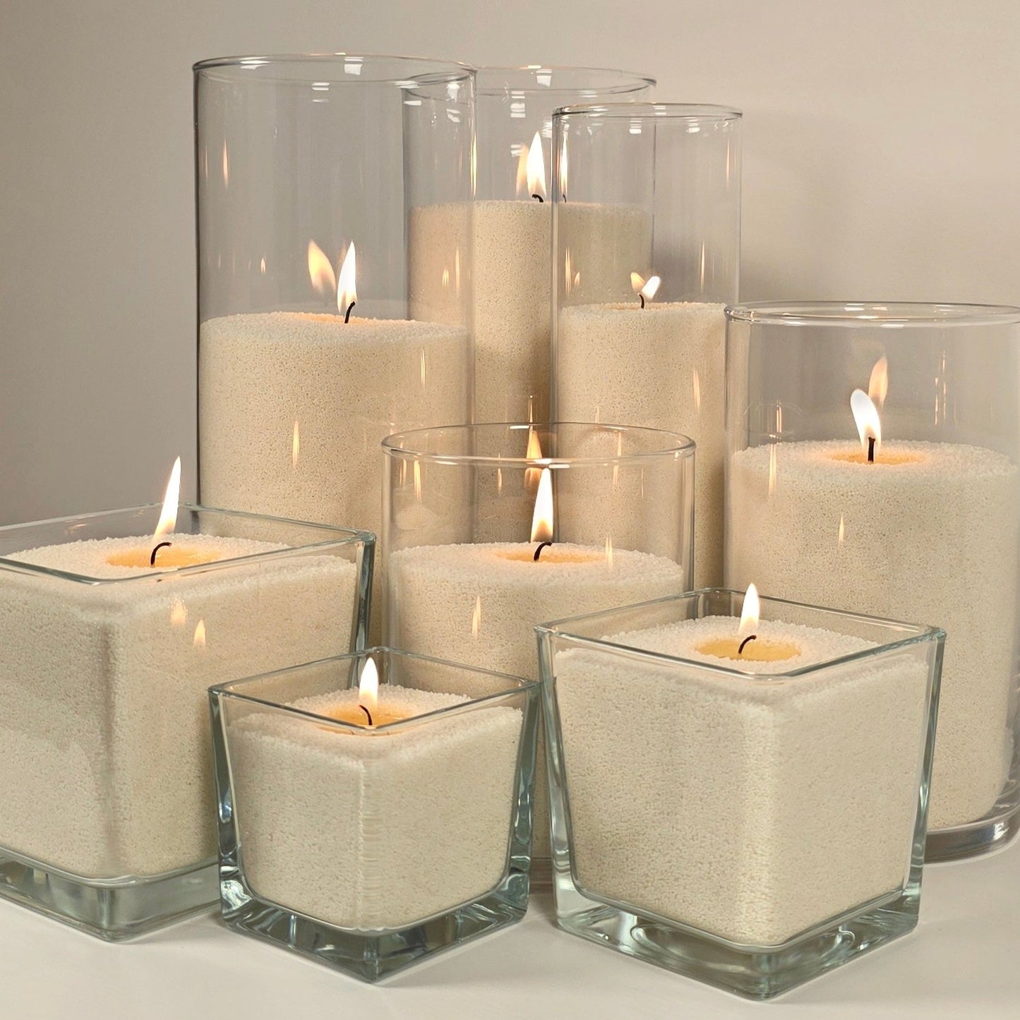 Candle Sand "Granule Box" 750g + 20 wicks