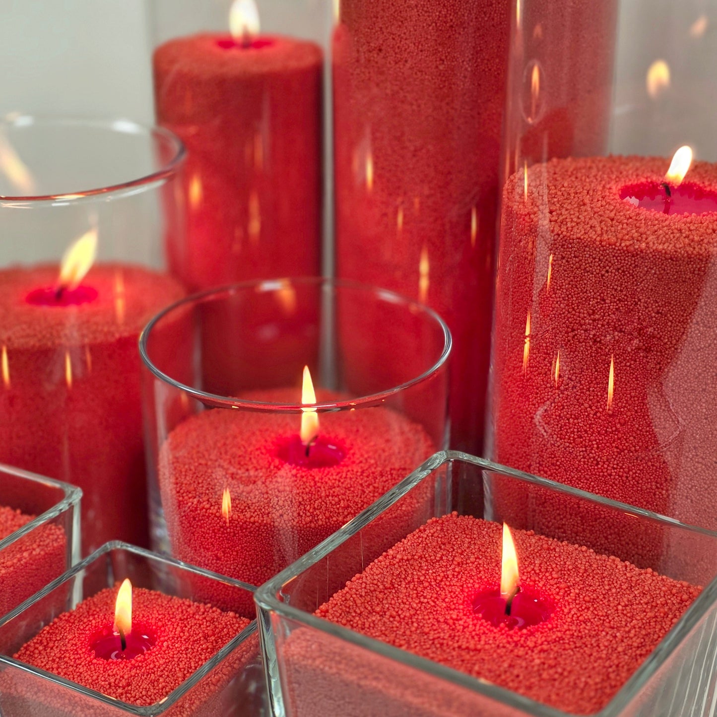 Red Candle Sand Wax in bags