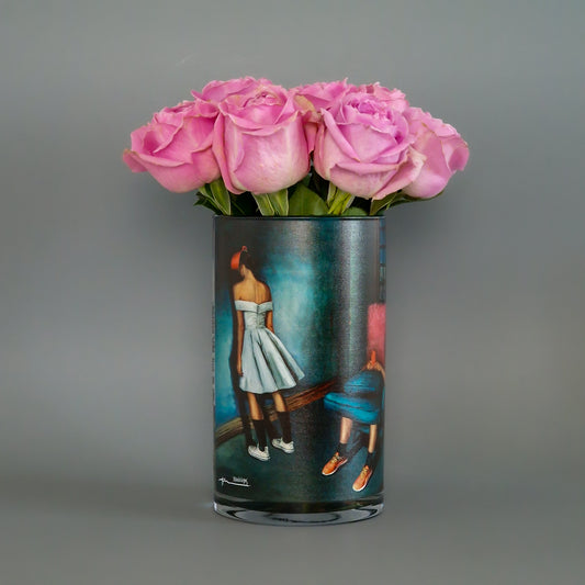 Candle Glass Vase With Candle Sand Perfect Gift Idea Sand Candle