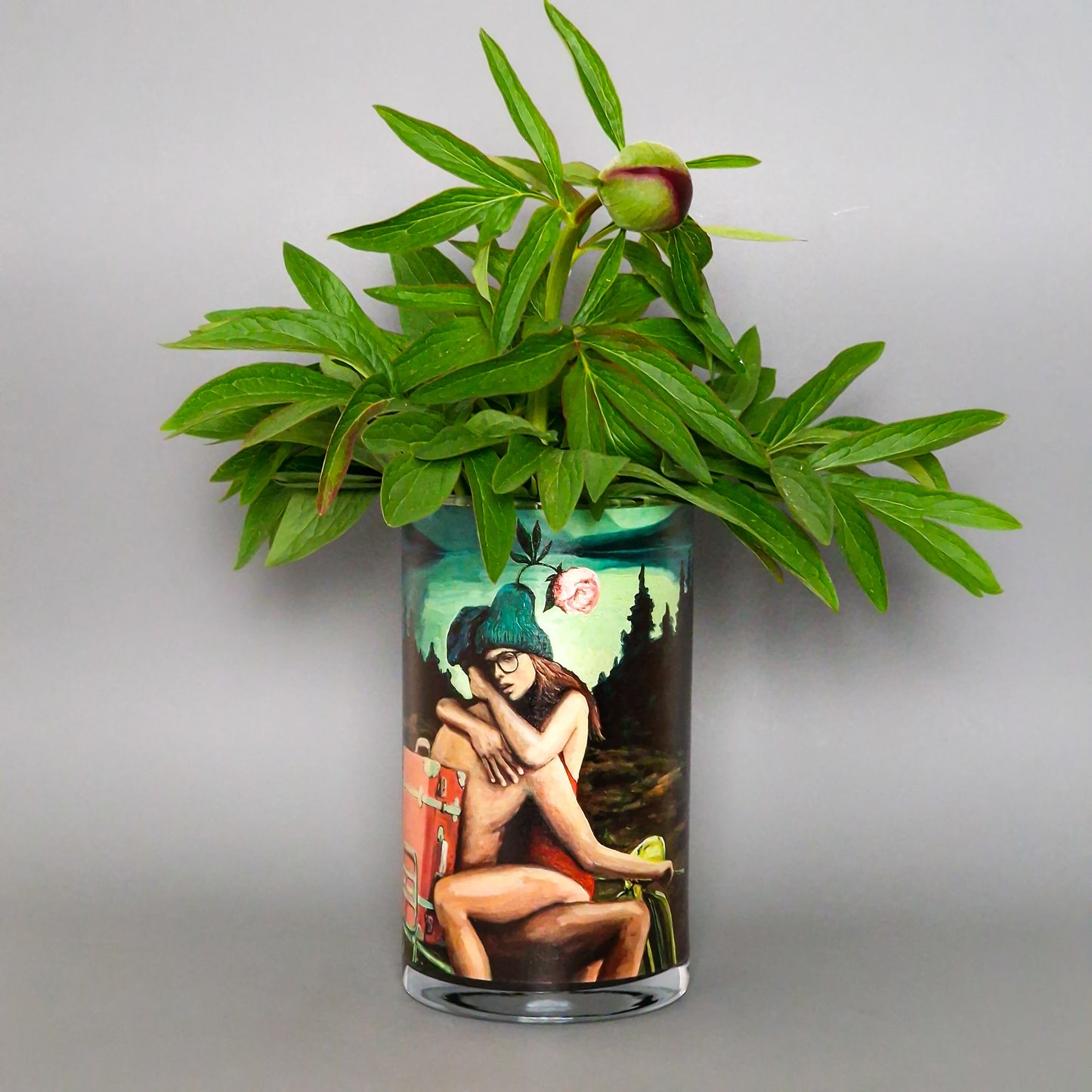 Candle Glass Vase With Candle Sand Perfect Gift Idea Sand Candle