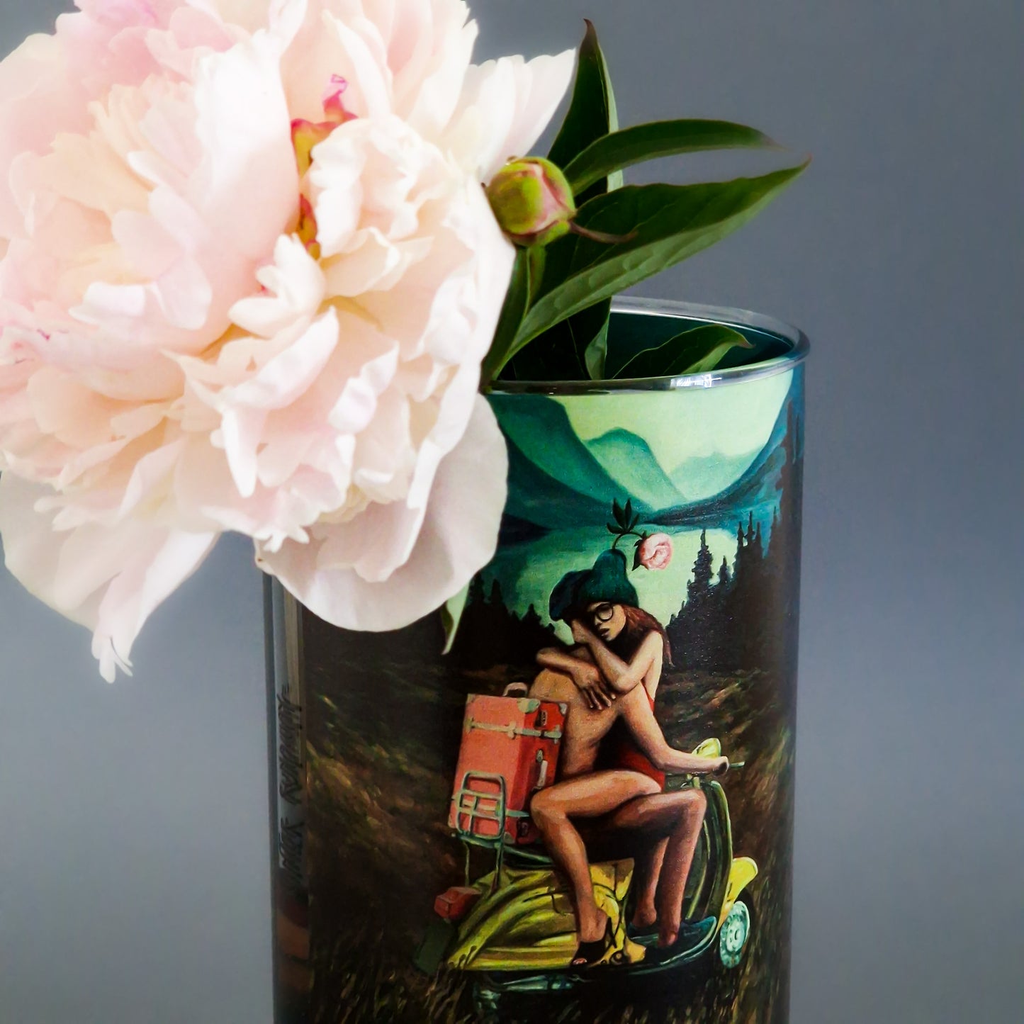 Candle Glass Vase With Candle Sand Perfect Gift Idea Sand Candle