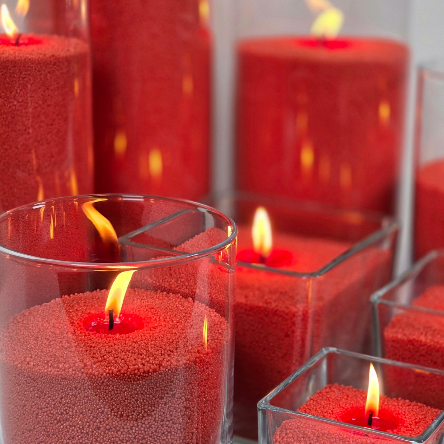 Red Candle Sand Wax in bags