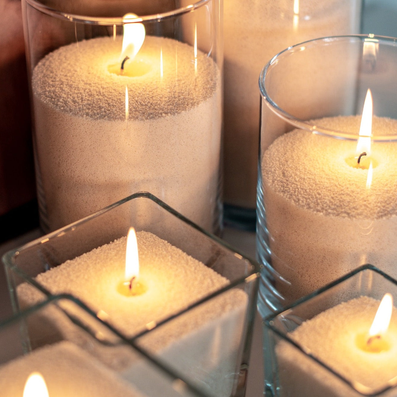 Candle Sand "Granule Box" 750g + 20 wicks