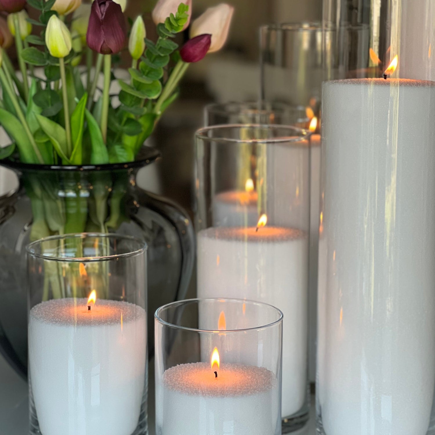 Medium wicks recommended for vases with a diameter of 10 cm / 4 inches and larger
