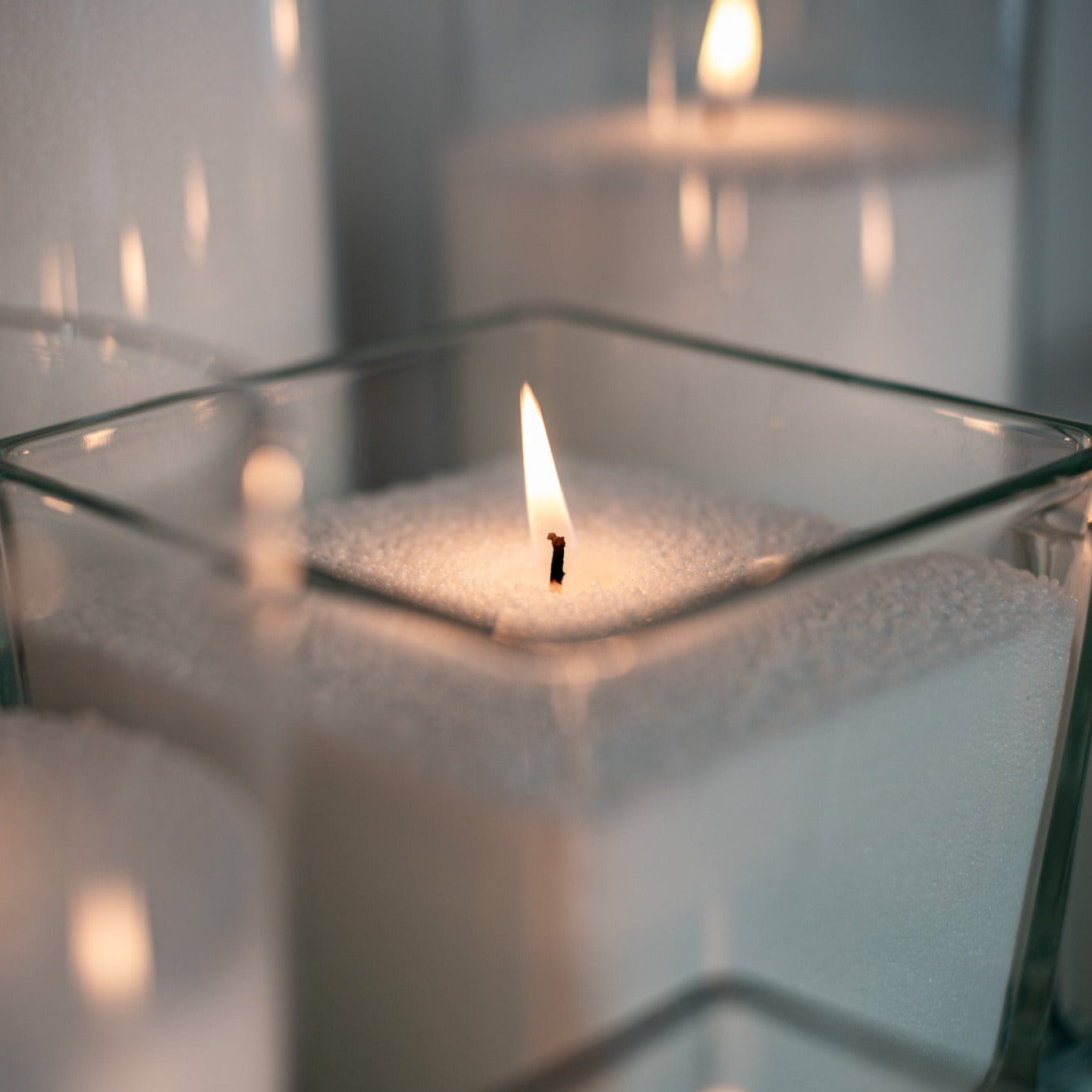 Candle Sand Wax 500 g + 10 wicks