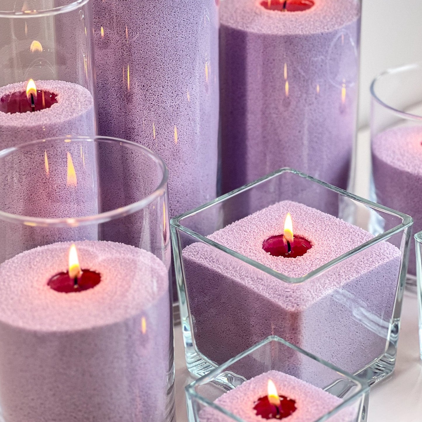 Candle Sand "Granule Box" 750g + 20 wicks