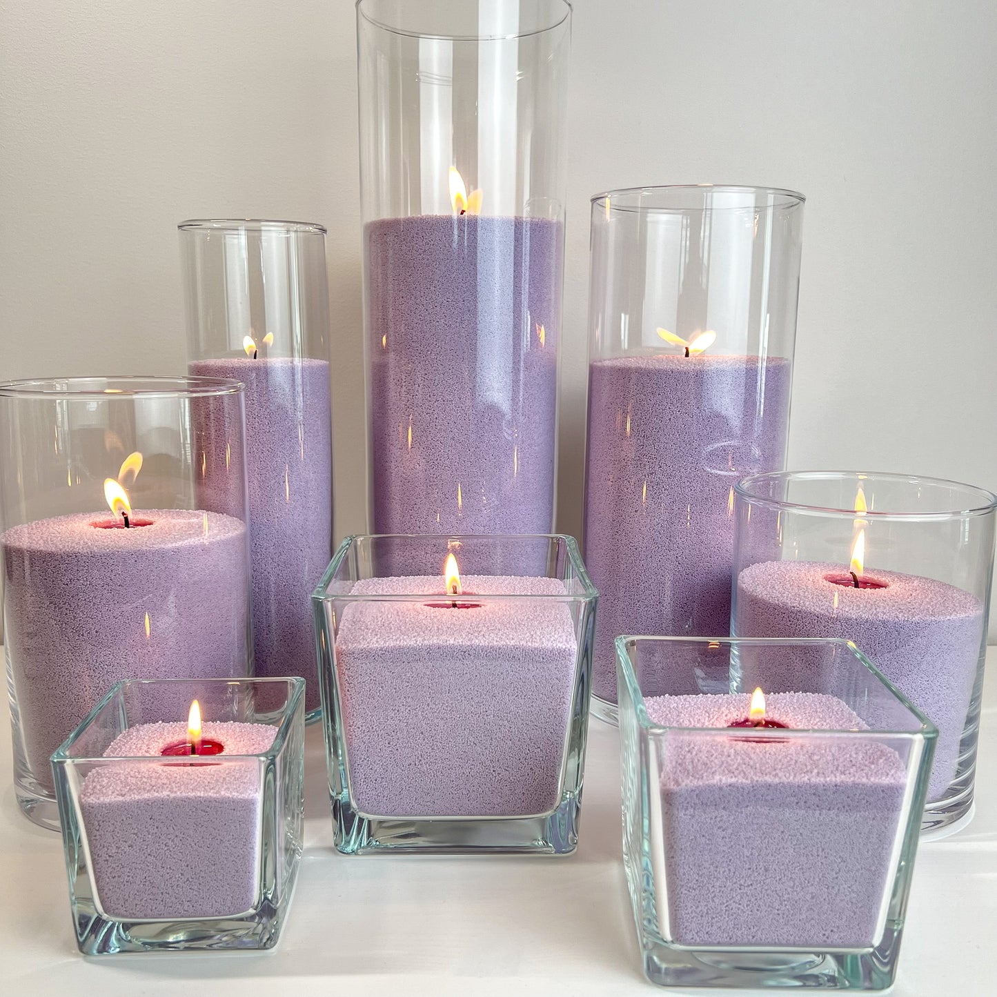 Lavender Candle Sand Wax in bags
