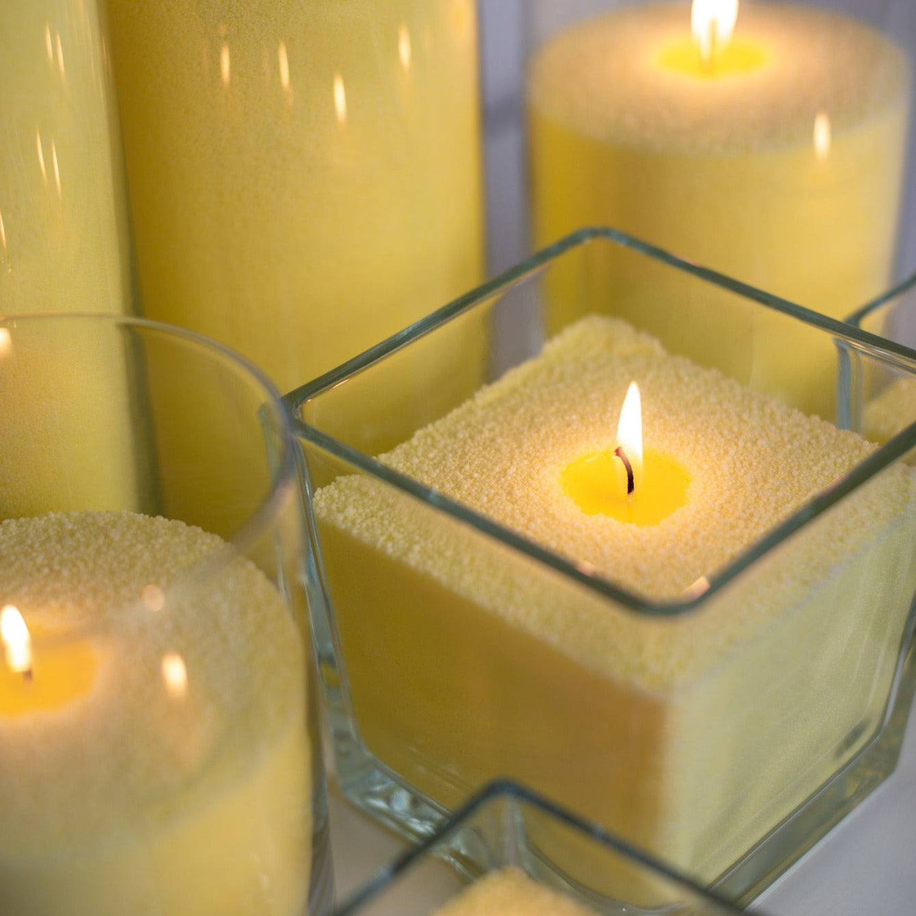 Candle Sand "Granule Box" 750g + 20 wicks