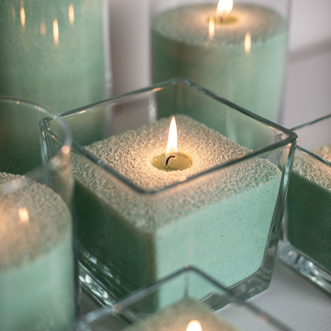 Candle Sand "Granule Box" 750g + 20 wicks