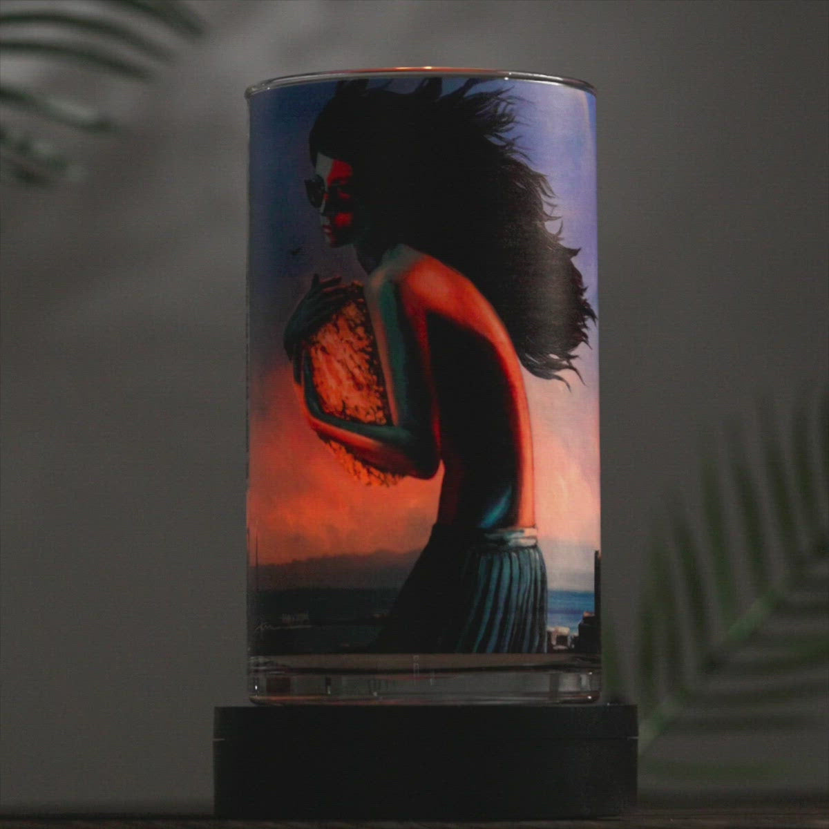 Atomra Home ''We traded dreams for gold'' glass candle, vase, holder, long burning time, zero waste, eco friendly, DIY, 2022