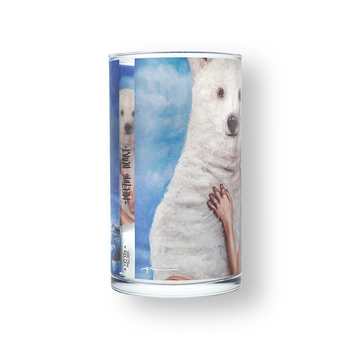 Candle sand set ,,Melting Heart''